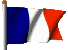 French flag animated