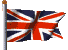 United Kingdom flag clipart animated